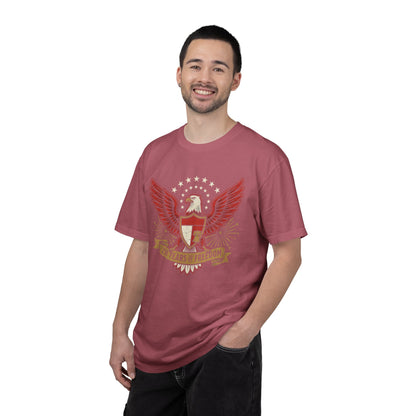 Eagle Crest '250 Years of Freedom'  | Patriotic Eagle USA 1776–2026 Dark Vintage T-Shirt