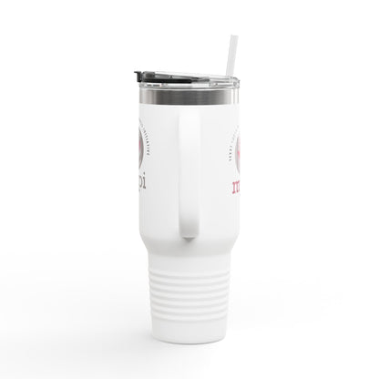 Texas Youth Preparedness Initiative - My PI:  40oz Insulated Travel Mug with Custom Design - For Coffee Lovers, Road Trips, Gifts