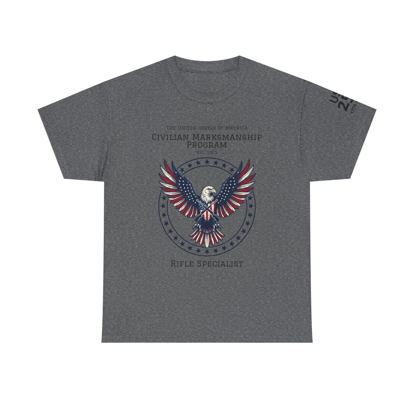 Civilian Marksmanship Program Eagle Tee — Rifle Specialist - Patriotic T-Shirt