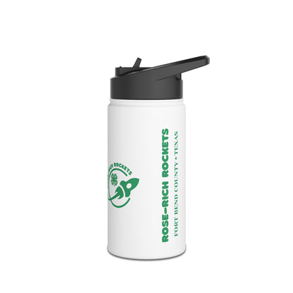 12oz Custom Stainless Steel Water Bottle For Rose-Rich 4-H Rocketry Club - Eco-Friendly Hydration, Personalized Gift, Sports Bottle