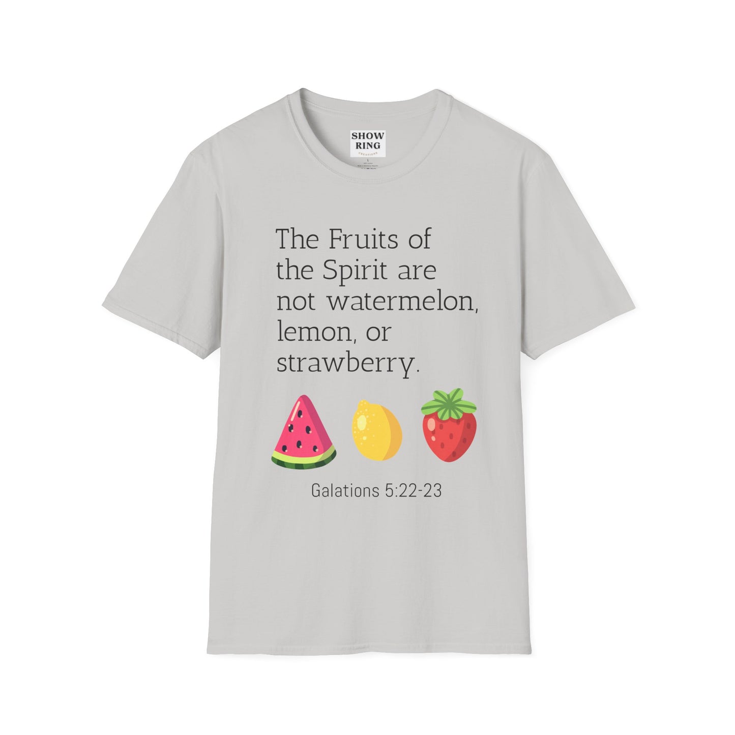 Fruits of the Spirit - Christian Tee - Unisex Softstyle T-Shirt for Men, Women & Children