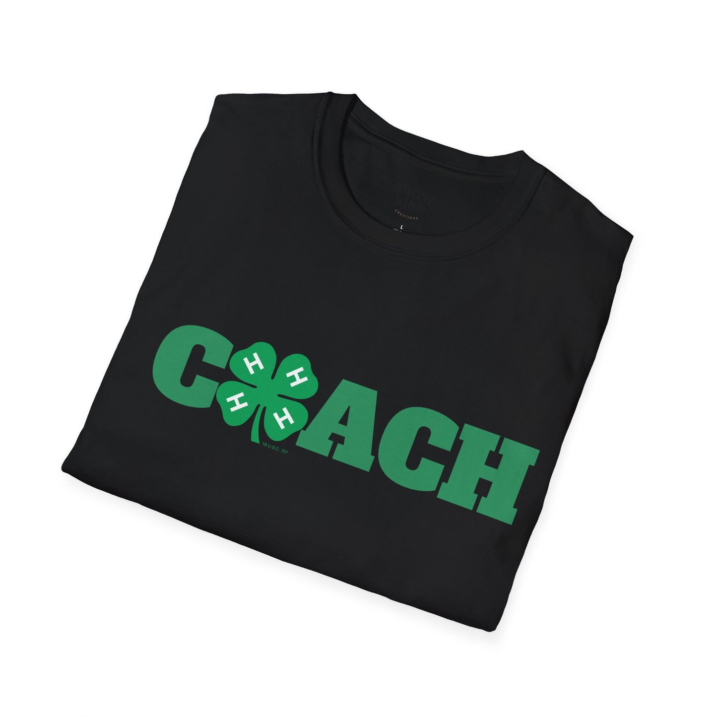 4-H Coach Shirt Unisex Soft style T-Shirt for Men and Women