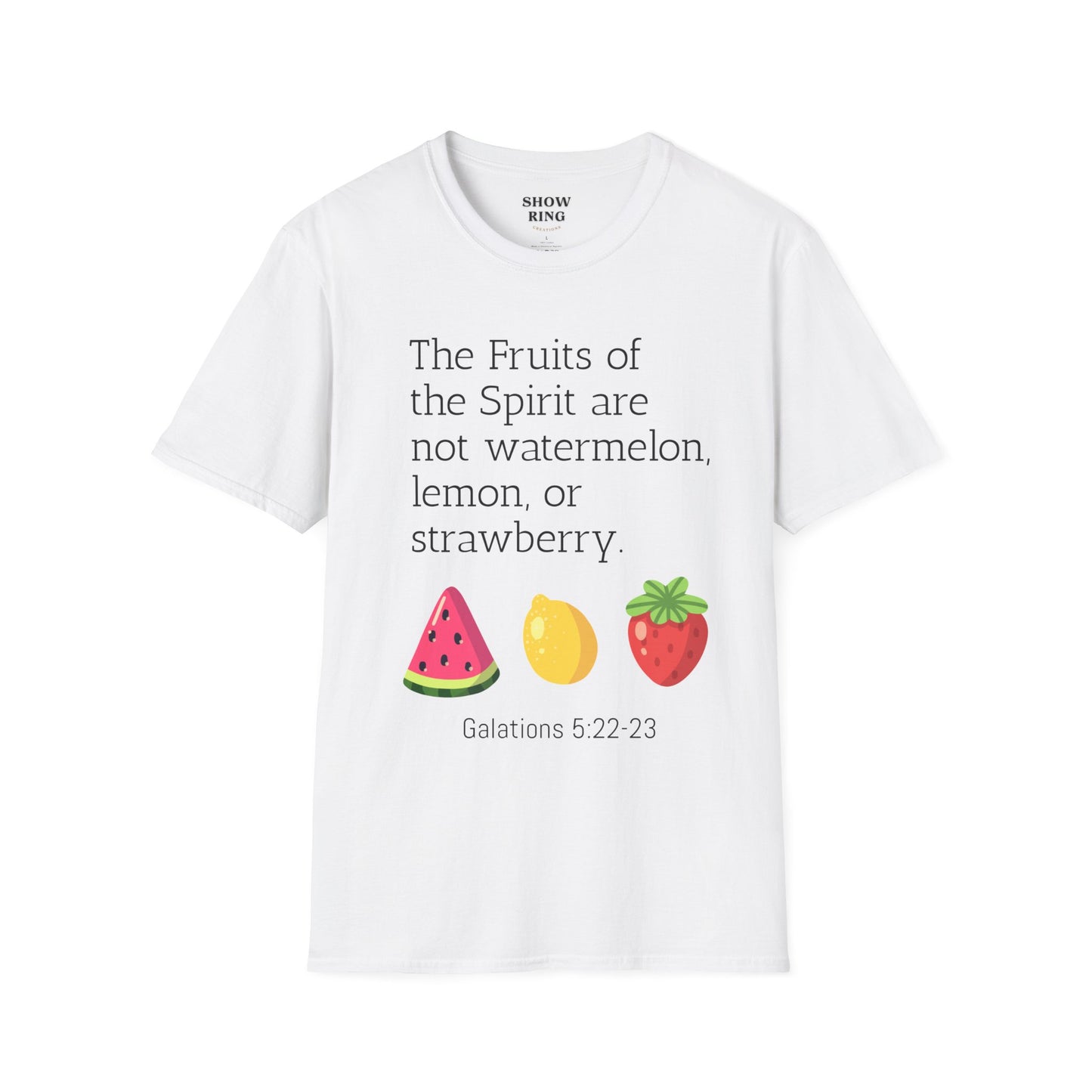 Fruits of the Spirit - Christian Tee - Unisex Softstyle T-Shirt for Men, Women & Children