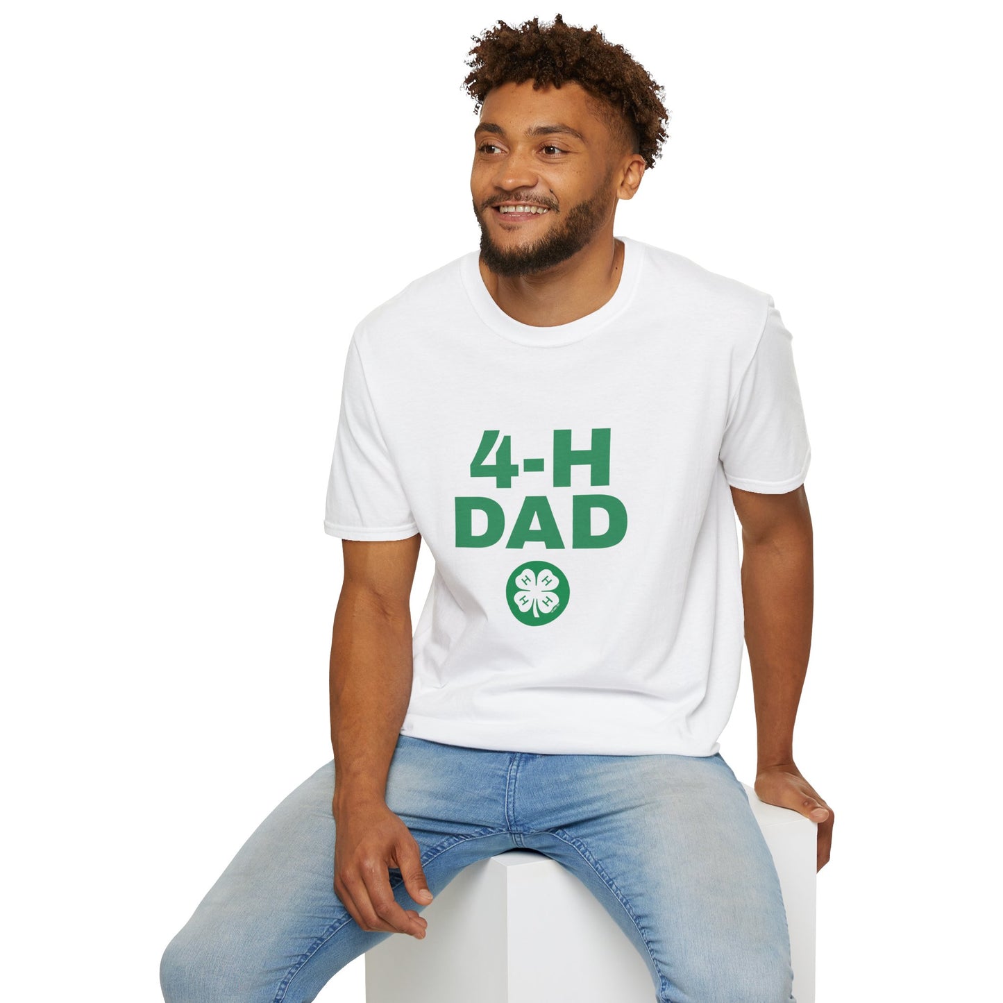 4-H Dad's Shirt - Unisex Softstyle T-Shirt