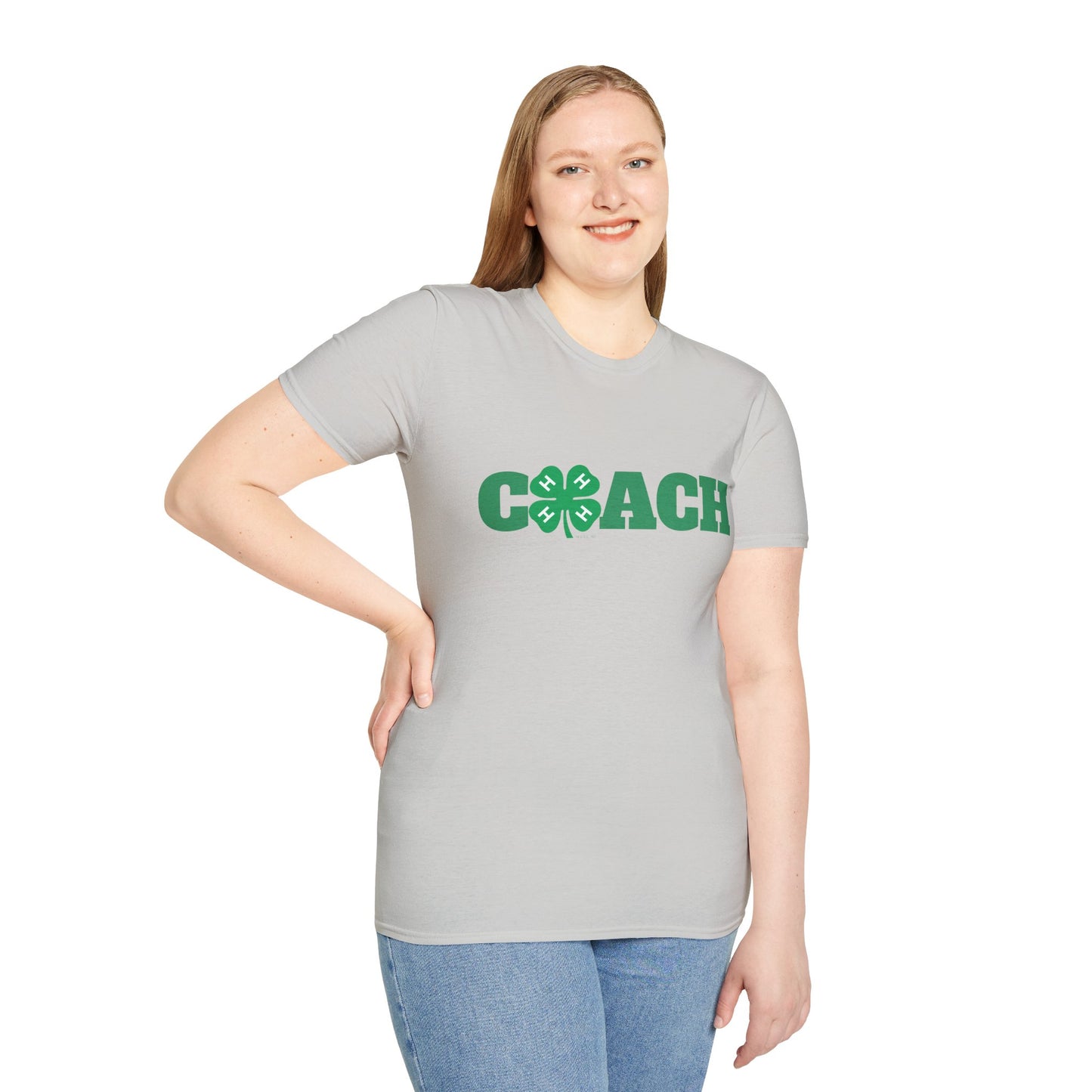 4-H Coach Shirt Unisex Soft style T-Shirt for Men and Women