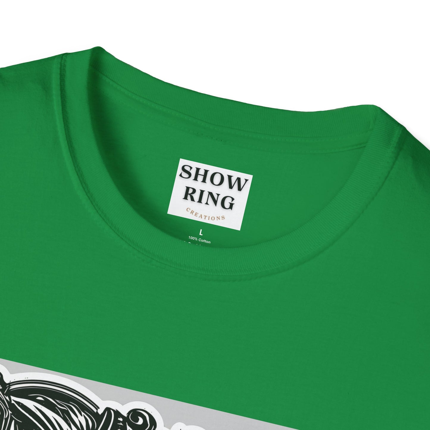 Horse Without Rider for FFA and 4-H Equestrian Teams:  Unisex Softstyle T-Shirt for Men, Women & Kids