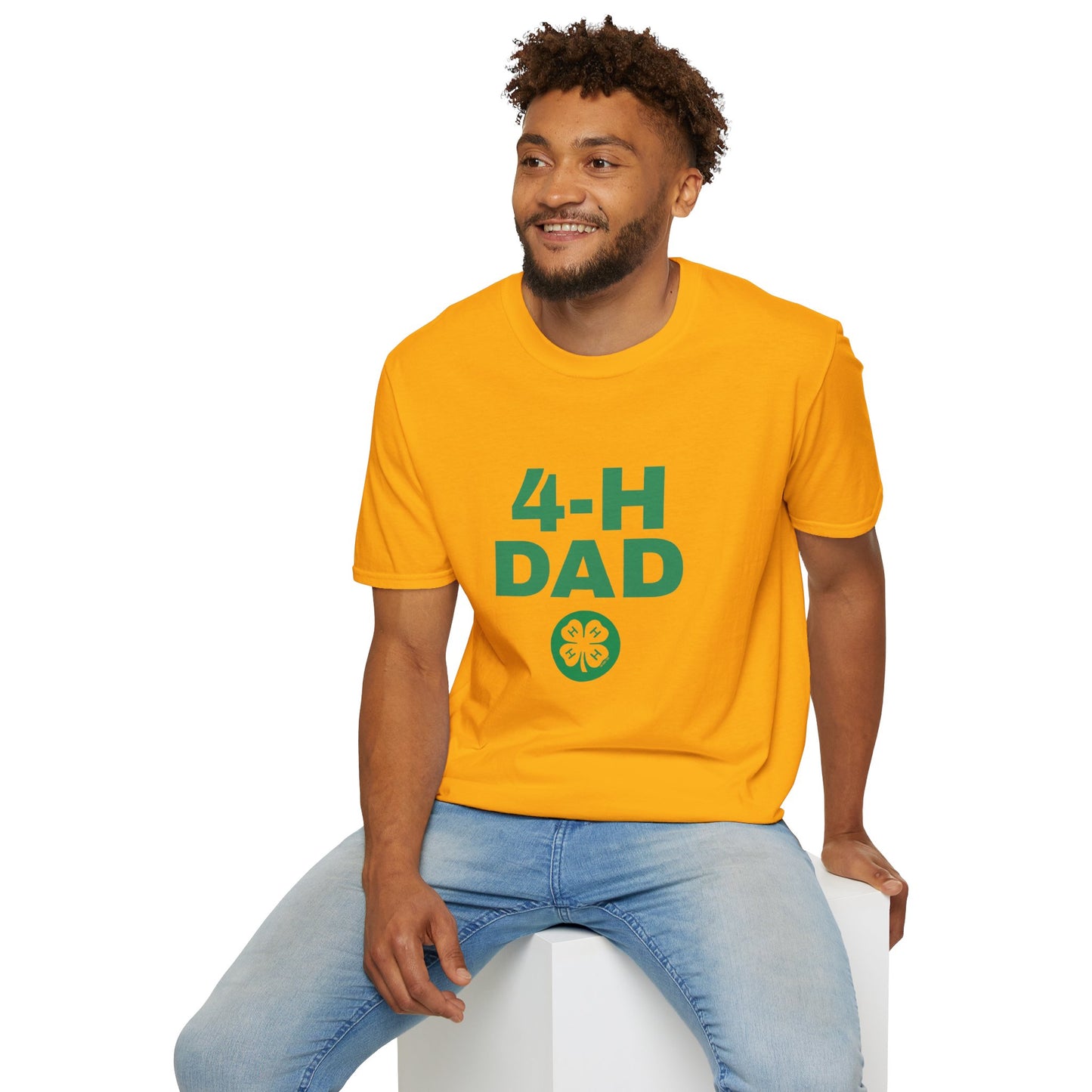 4-H Dad's Shirt - Unisex Softstyle T-Shirt