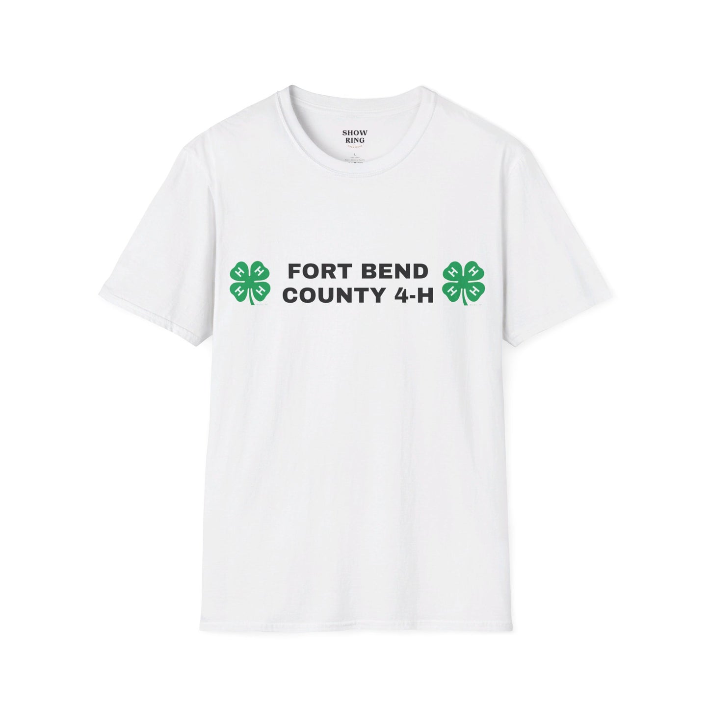 Fort Bend County 4-H:  Unisex Softstyle T-Shirt For Men, Women, and Youth