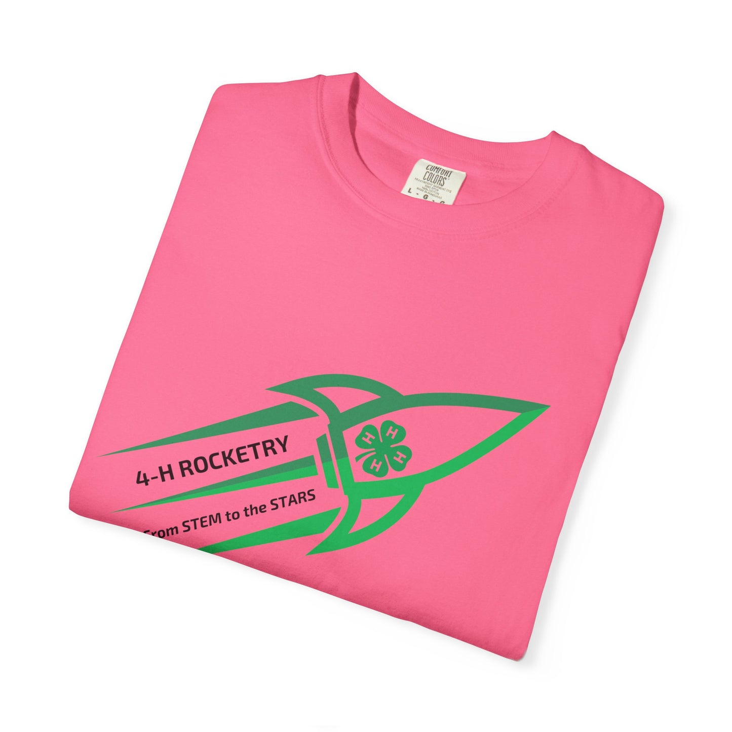 Adult, Rocket-Themed Unisex T-Shirt | From Stem to the Stars, 4-H Rocketry Shirt