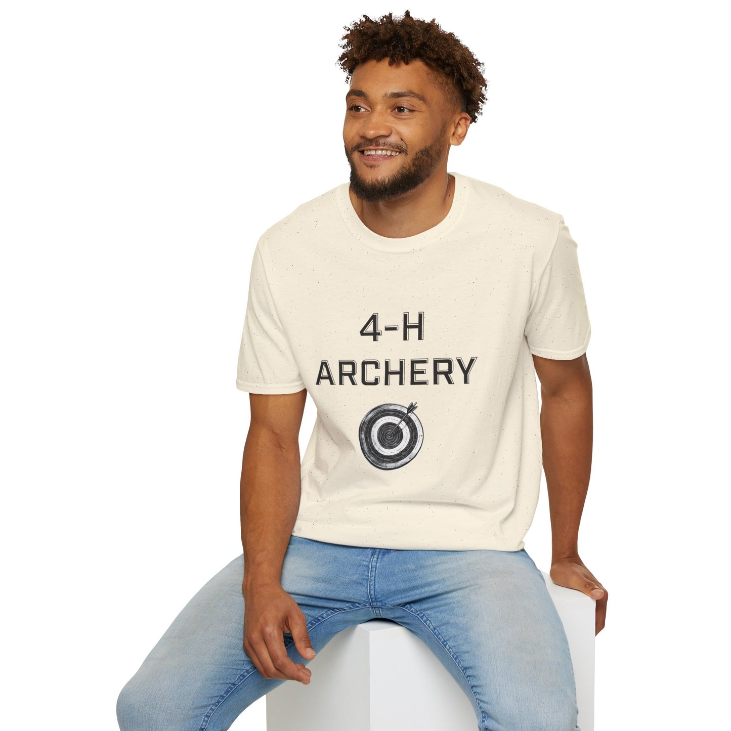 4-H Archery T-Shirt, Unisex Softstyle T-Shirt, For Men, Women, Kids, Archers, Coaches, and 4-H Volunteers