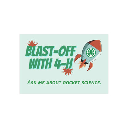 Rocket Science Unframed Prints, Educational Decor, 4-H Artwork, Science Classroom Art, STEM Gifts
