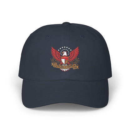 Patriotic Eagle Dad Cap — Classic USA Crest Baseball Hat | Vintage 1776 - 2026 Americana