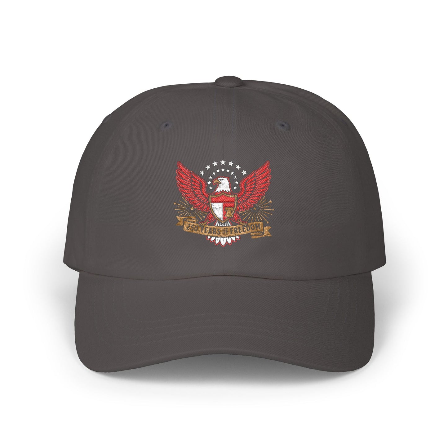Patriotic Eagle Dad Cap — Classic USA Crest Baseball Hat | Vintage 1776 - 2026 Americana