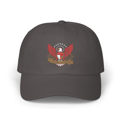 Patriotic Eagle Dad Cap — Classic USA Crest Baseball Hat | Vintage 1776 - 2026 Americana