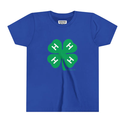 Youth Short Sleeve Tee With 4-H Logo