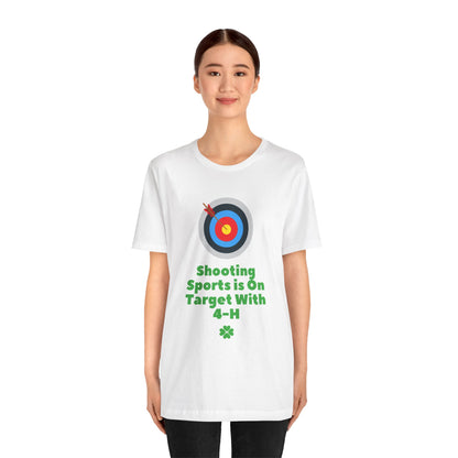 4-H Shooting Sports is On Target, Unisex Short Sleeve T-Shirt