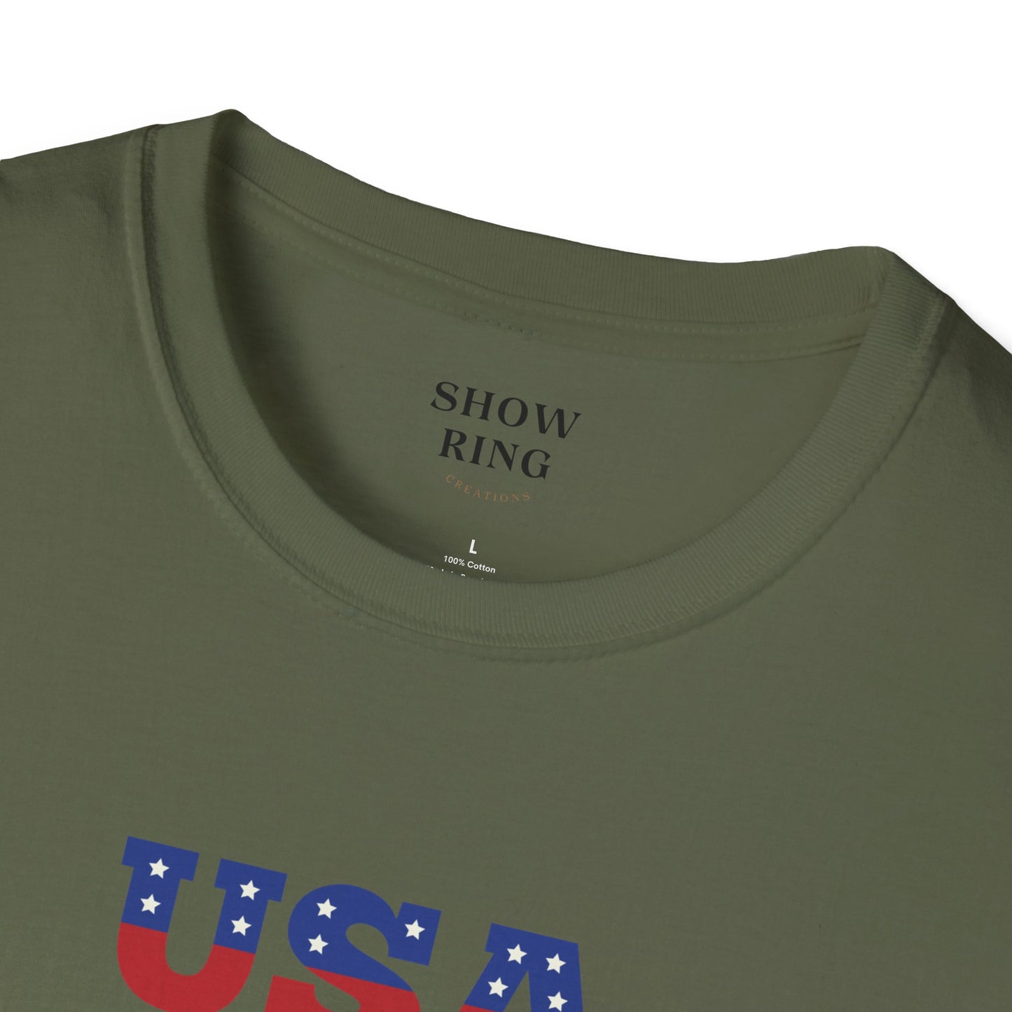 USA Land of the Free Because of the Brave T-Shirt, 4th of July Tee, Patriotic Unisex Shirt, Military Tribute Apparel, Independence Day Fashion