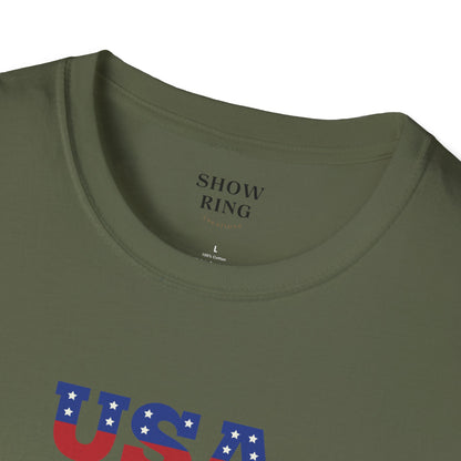 USA Land of the Free Because of the Brave T-Shirt, 4th of July Tee, Patriotic Unisex Shirt, Military Tribute Apparel, Independence Day Fashion