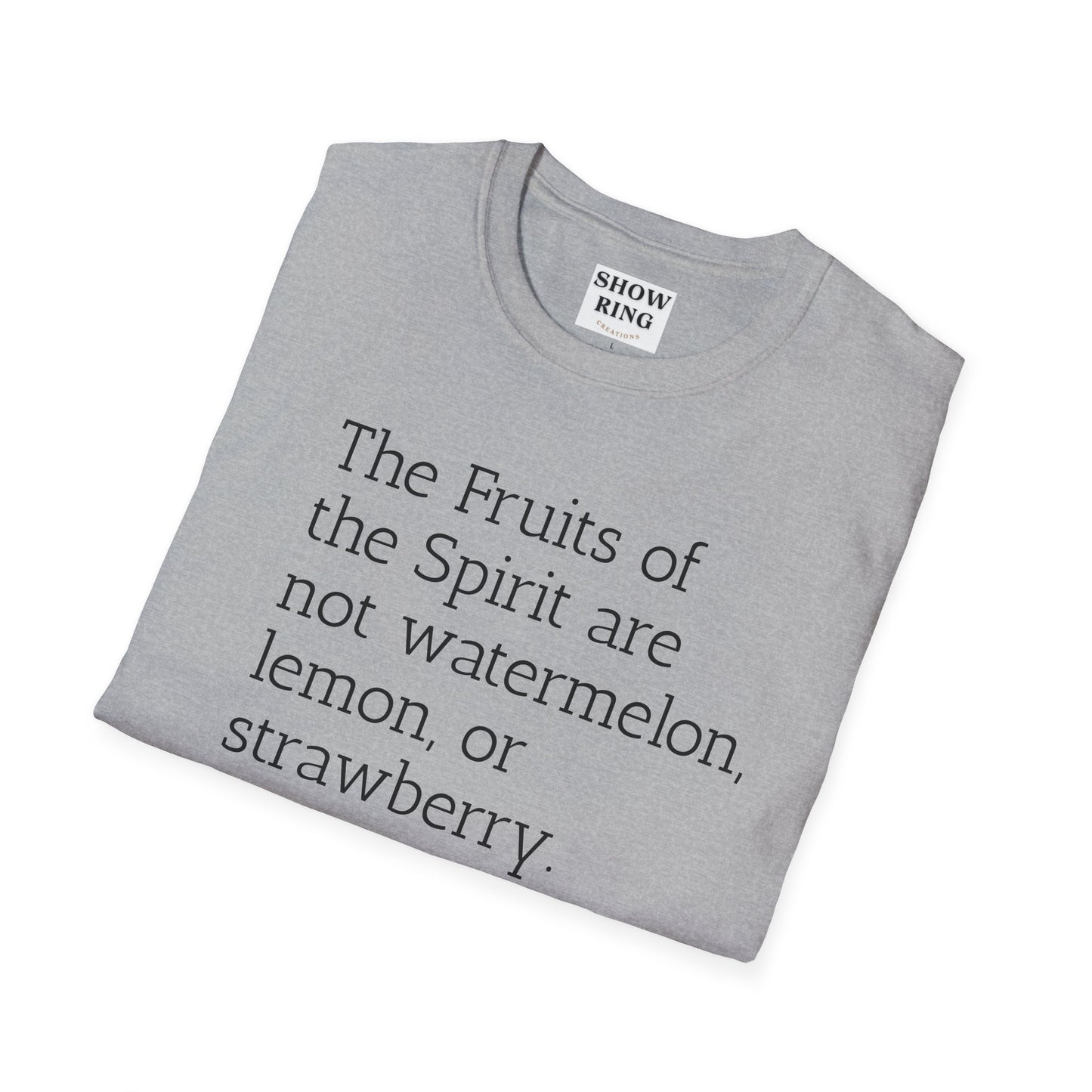 Fruits of the Spirit - Christian Tee - Unisex Softstyle T-Shirt for Men, Women & Children