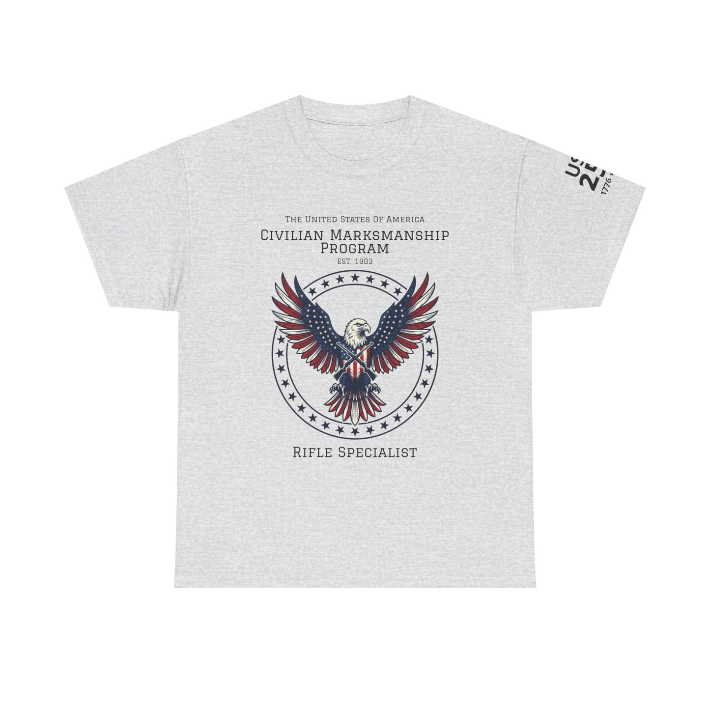 Civilian Marksmanship Program Eagle Tee — Rifle Specialist - Patriotic T-Shirt