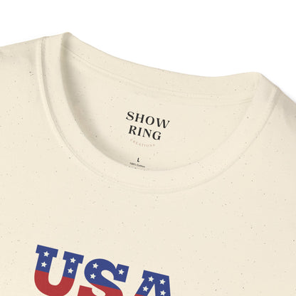 USA Land of the Free Because of the Brave T-Shirt, 4th of July Tee, Patriotic Unisex Shirt, Military Tribute Apparel, Independence Day Fashion