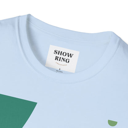 4-H For Life Fun Geometric Shapes: Unisex Softstyle T-Shirt for Men, Women, Youth