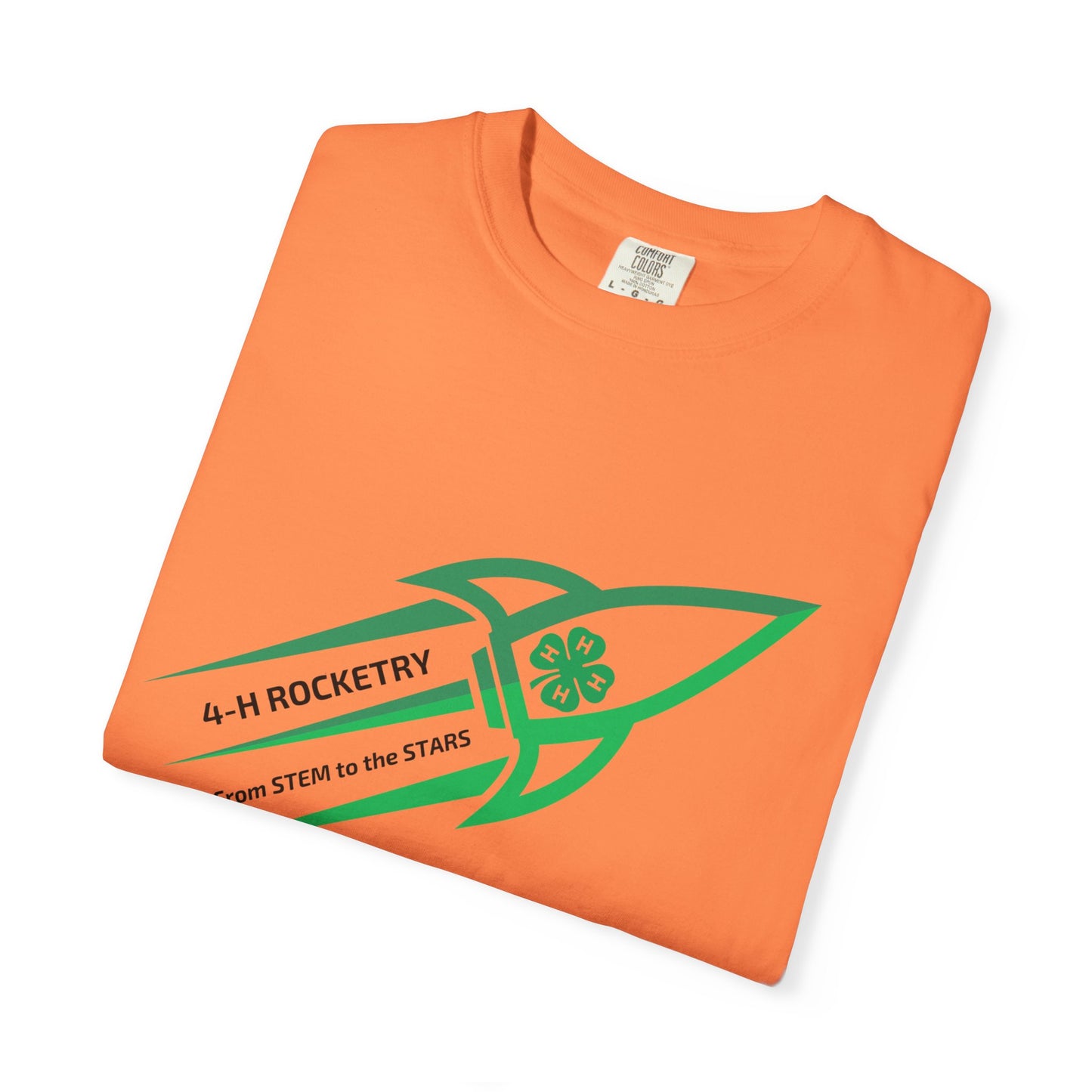 Adult, Rocket-Themed Unisex T-Shirt | From Stem to the Stars, 4-H Rocketry Shirt