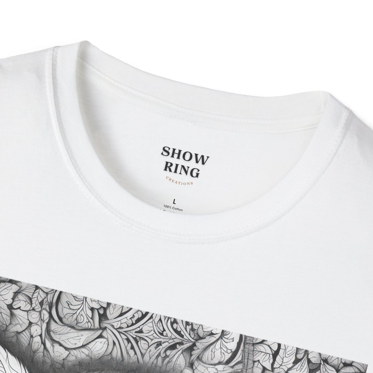 Adult Coloring Shirt Featuring Adorable Pig for 4-H and FFA - Unisex Softstyle T-Shirt for All Ages