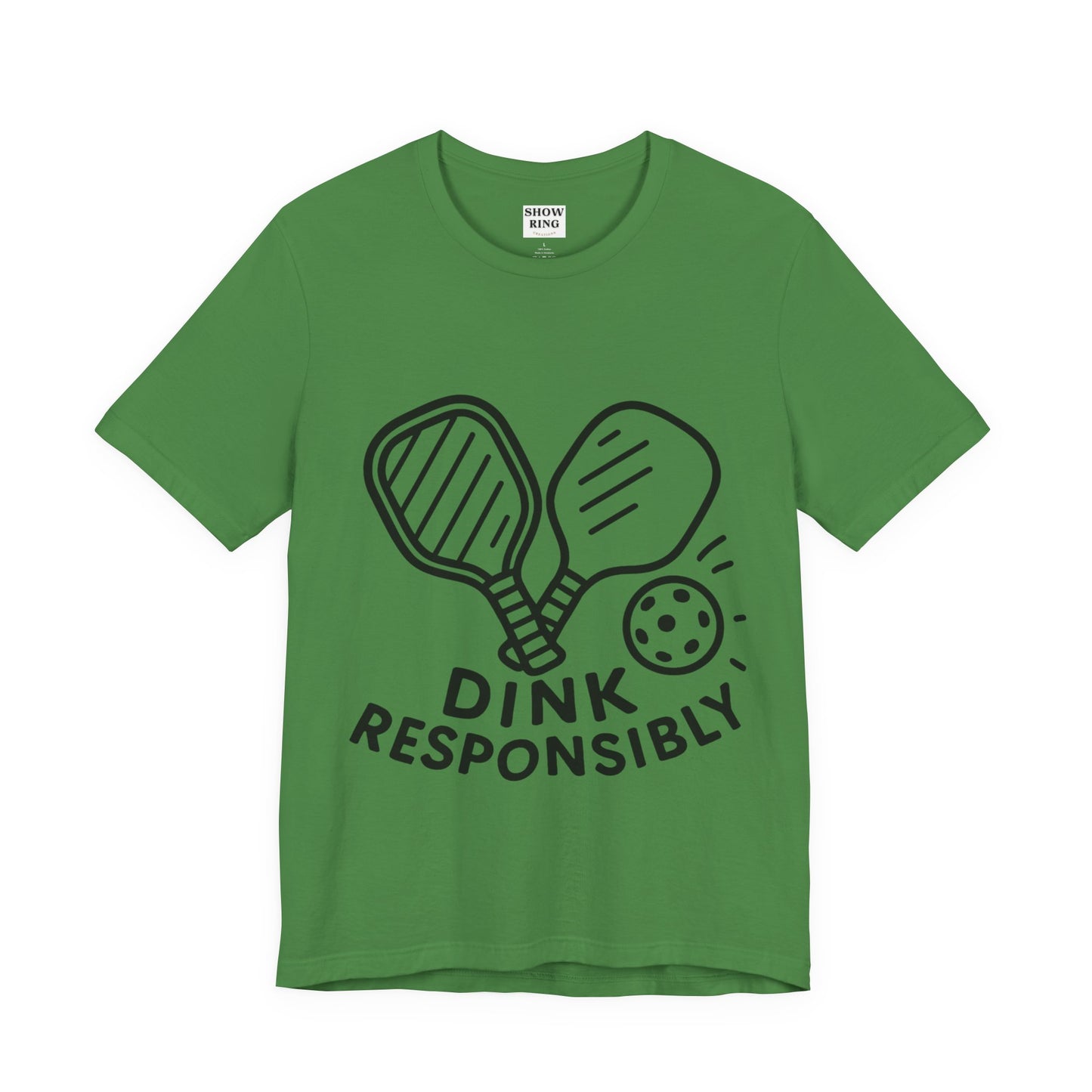 Funny Pickleball Tee - Dink Responsibly T-Shirt for Pickleball Fans, Pickleball Gifts