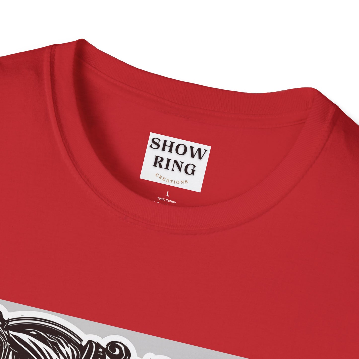 Horse Without Rider for FFA and 4-H Equestrian Teams:  Unisex Softstyle T-Shirt for Men, Women & Kids