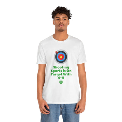 4-H Shooting Sports is On Target, Unisex Short Sleeve T-Shirt