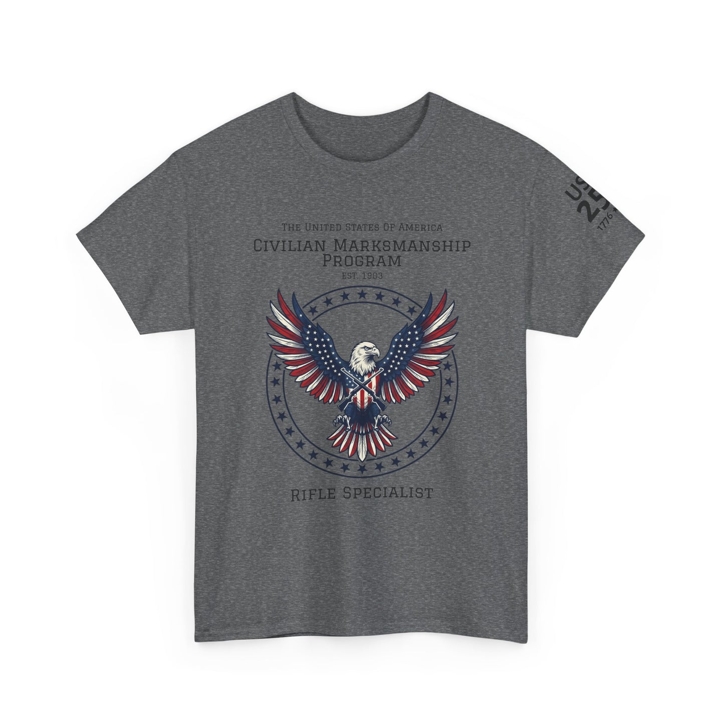 Civilian Marksmanship Program Eagle Tee — Rifle Specialist - Patriotic T-Shirt