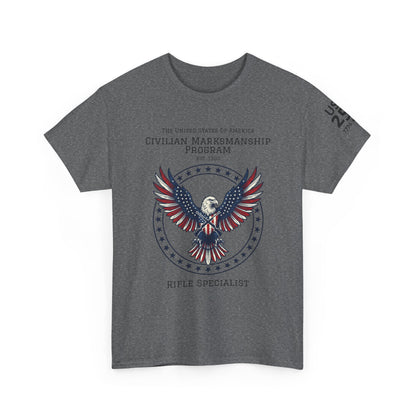 Civilian Marksmanship Program Eagle Tee — Rifle Specialist - Patriotic T-Shirt