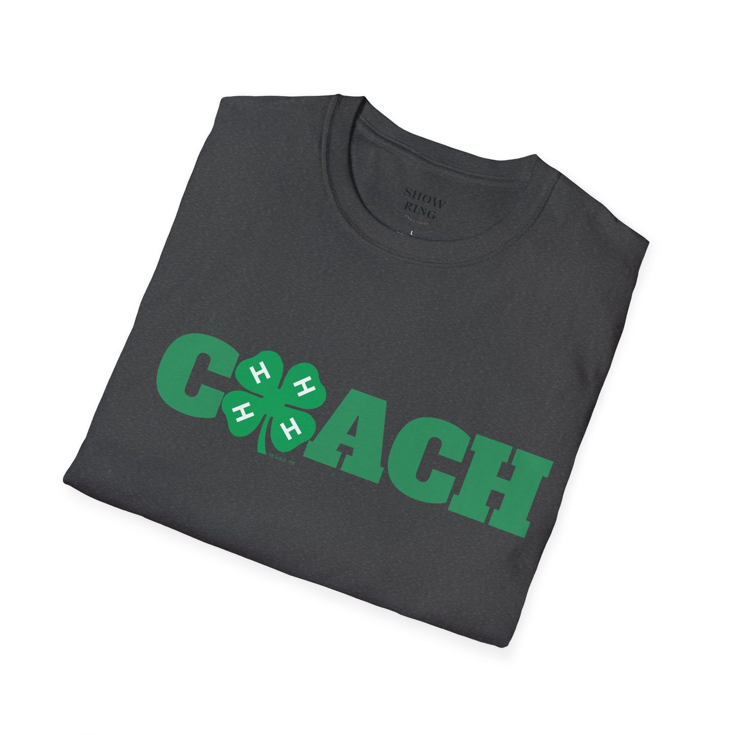 4-H Coach Shirt Unisex Soft style T-Shirt for Men and Women