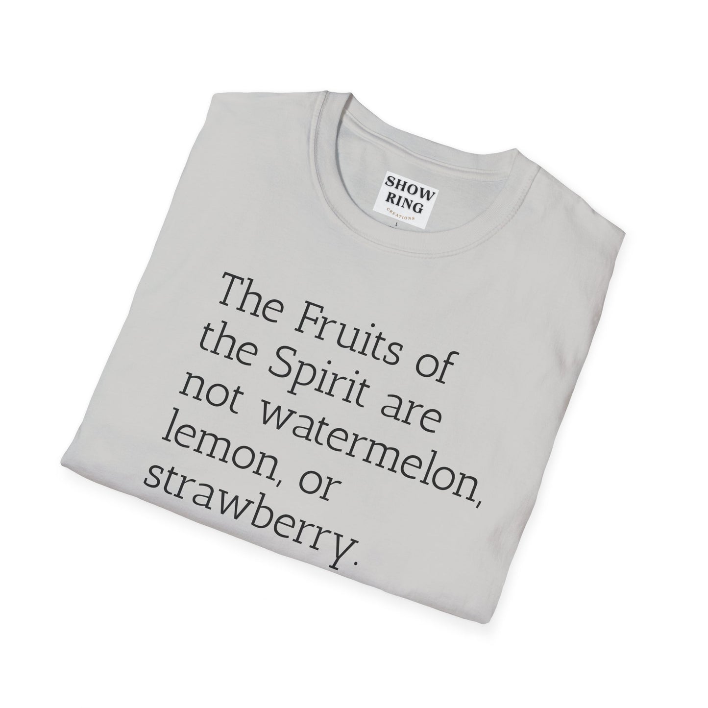 Fruits of the Spirit - Christian Tee - Unisex Softstyle T-Shirt for Men, Women & Children