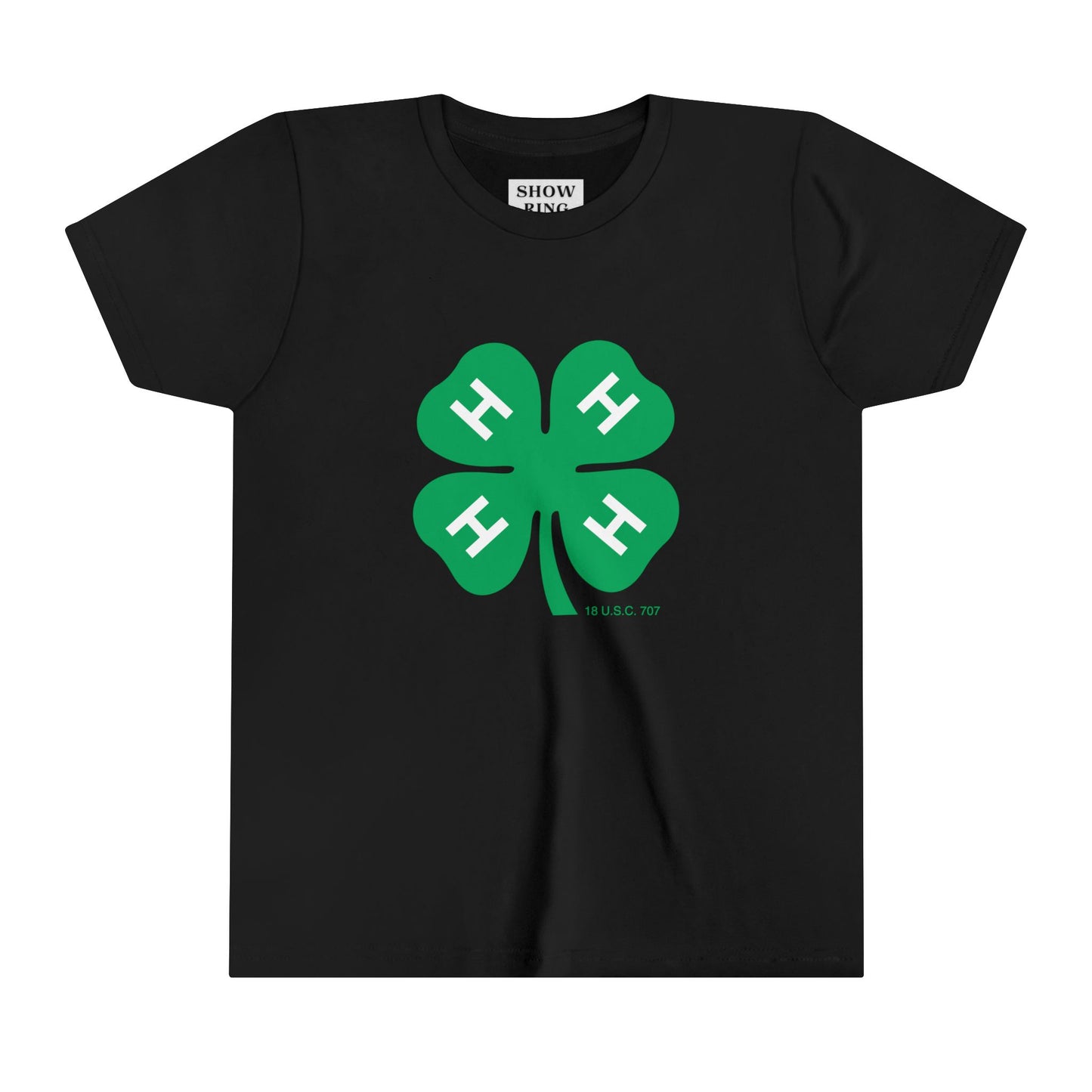 Youth Short Sleeve Tee With 4-H Logo