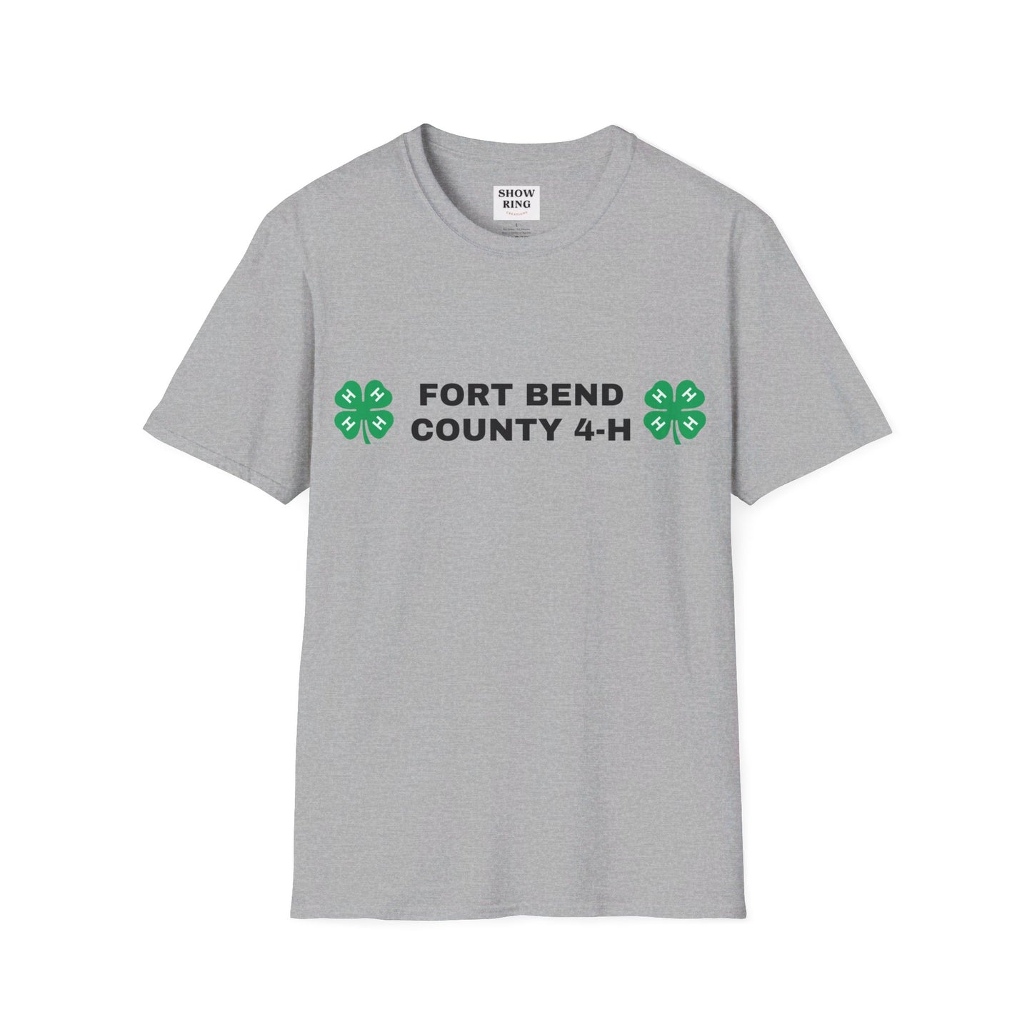 Fort Bend County 4-H:  Unisex Softstyle T-Shirt For Men, Women, and Youth