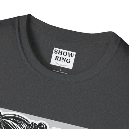 Horse Without Rider for FFA and 4-H Equestrian Teams:  Unisex Softstyle T-Shirt for Men, Women & Kids