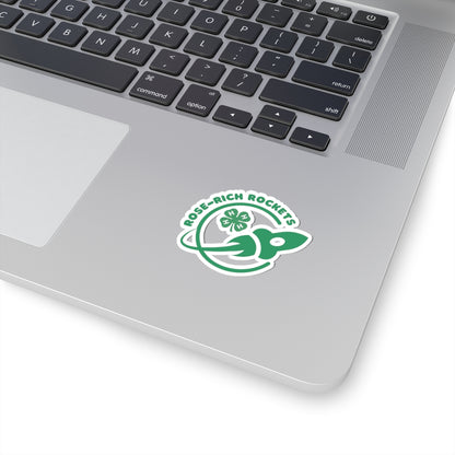 Rose-Rich 4-H Rocketry Club Stickers, Fun Laptop Decals, Outdoor Stickers, Party Favors, Eco-Friendly Stationery