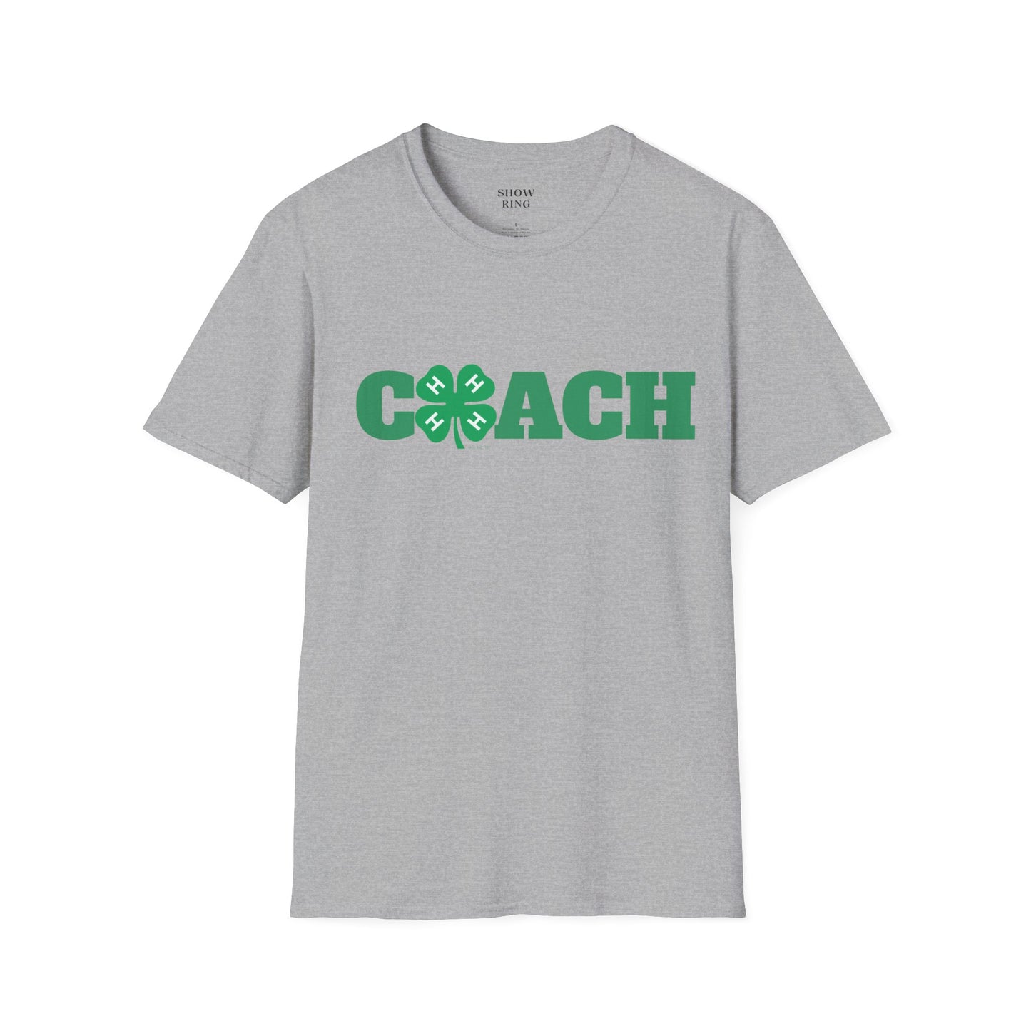 4-H Coach Shirt Unisex Soft style T-Shirt for Men and Women