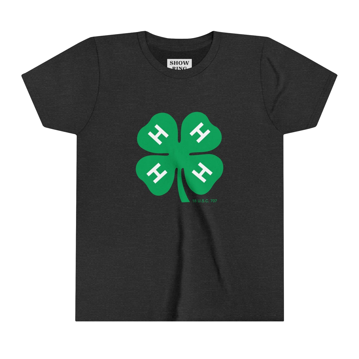 Youth Short Sleeve Tee With 4-H Logo