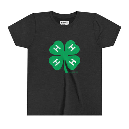 Youth Short Sleeve Tee With 4-H Logo