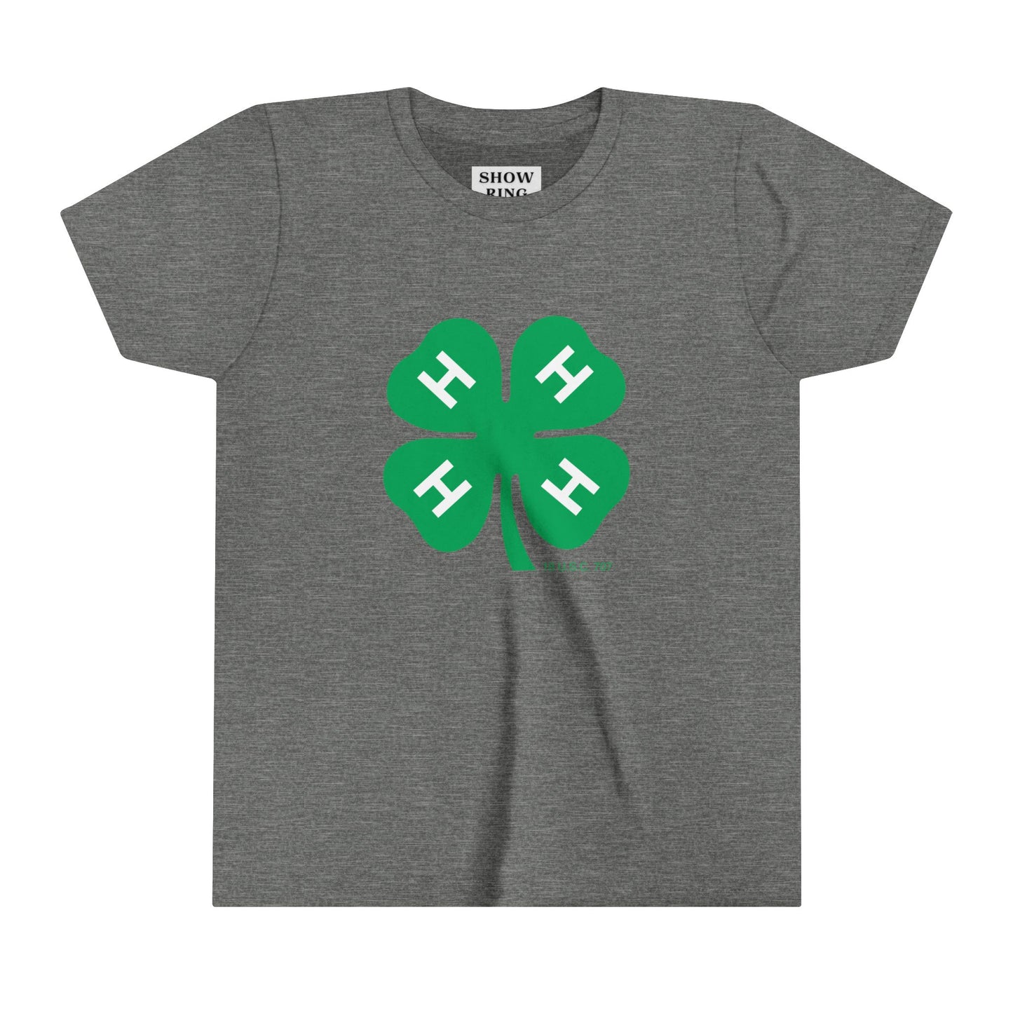 Youth Short Sleeve Tee With 4-H Logo