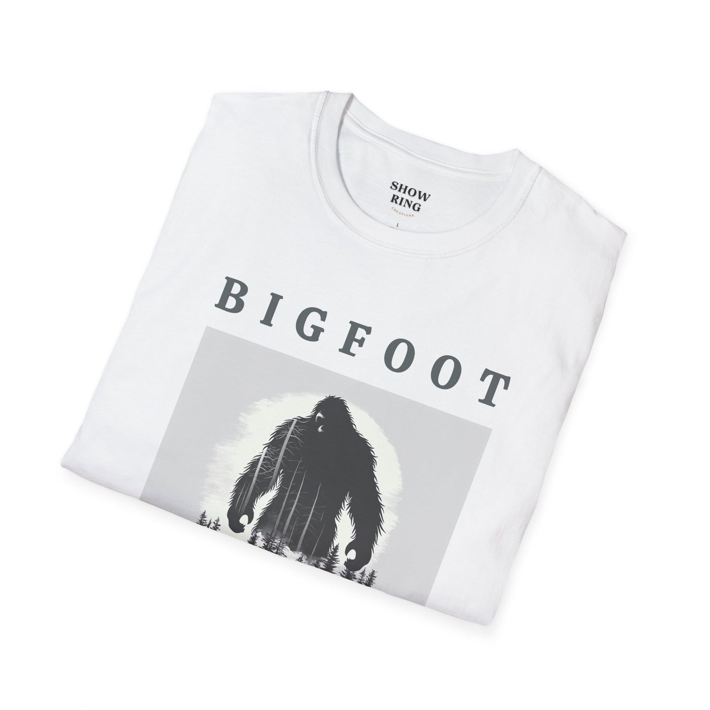 Bigfoot, Hide & Seek Champion - Unisex Softstyle T-Shirt for Men, Women & Children