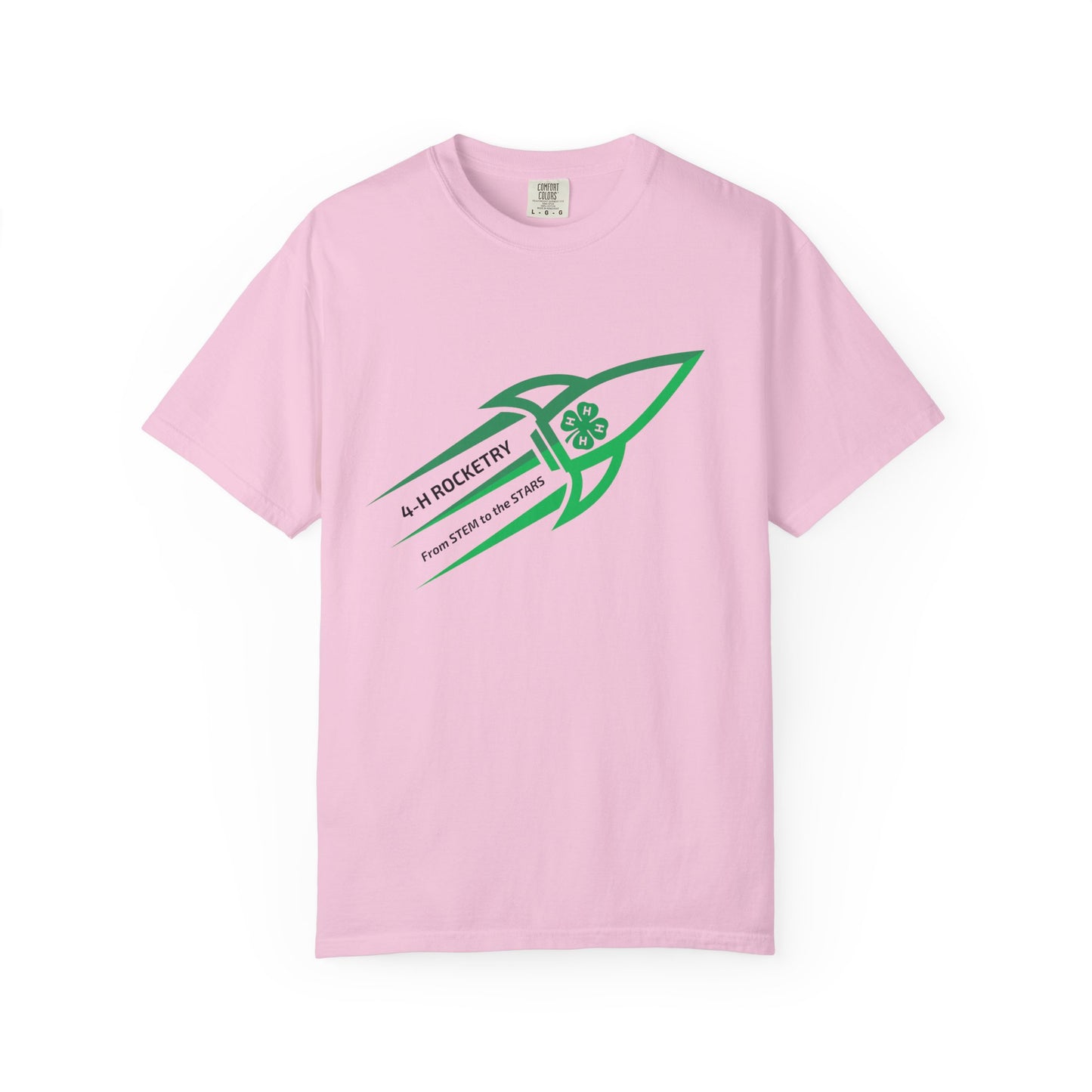 Adult, Rocket-Themed Unisex T-Shirt | From Stem to the Stars, 4-H Rocketry Shirt