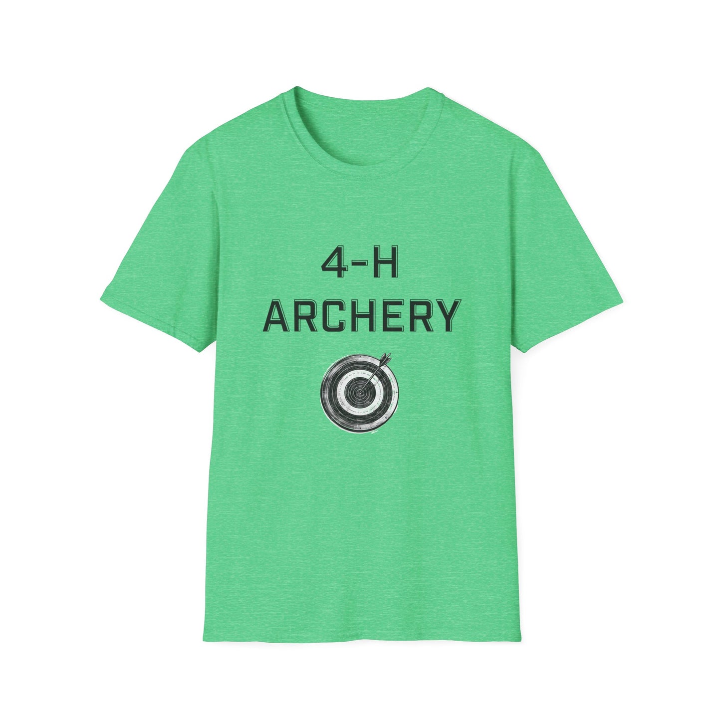 4-H Archery T-Shirt, Unisex Softstyle T-Shirt, For Men, Women, Kids, Archers, Coaches, and 4-H Volunteers