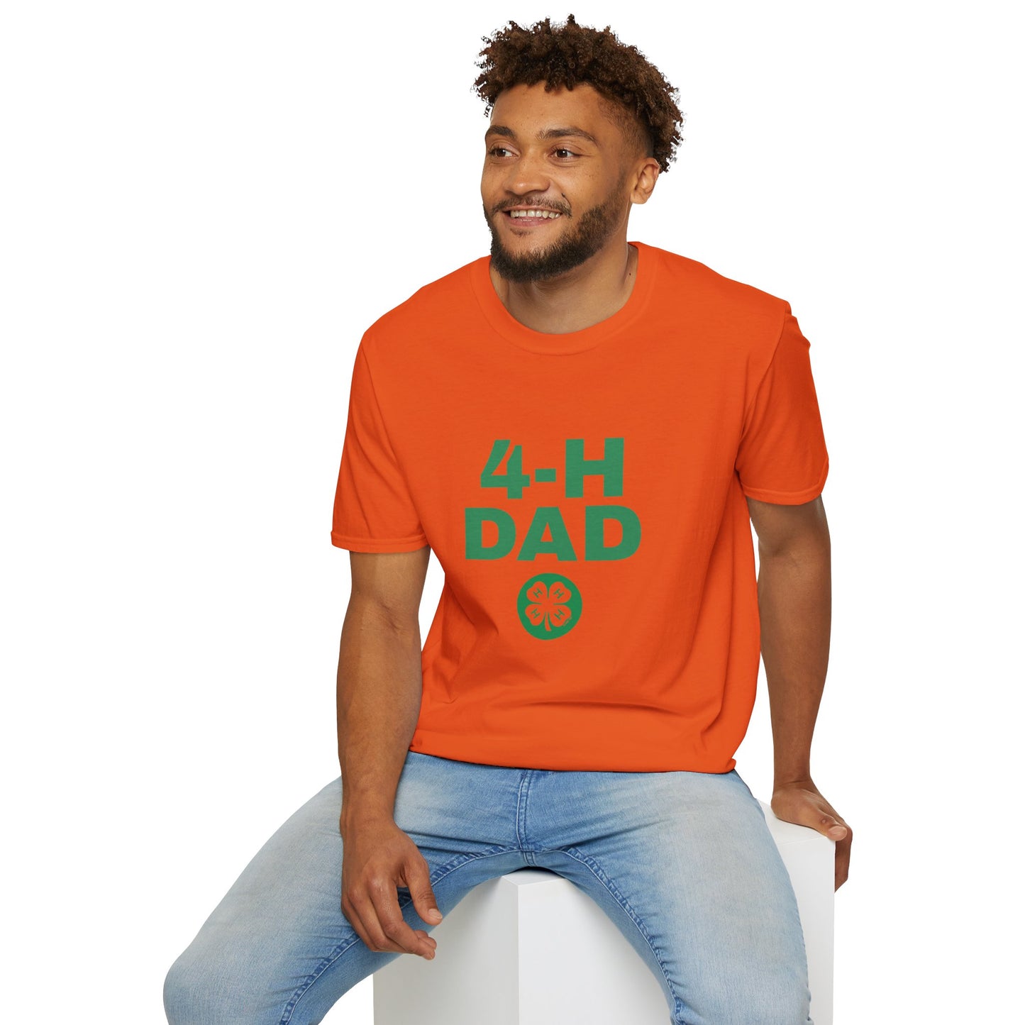 4-H Dad's Shirt - Unisex Softstyle T-Shirt