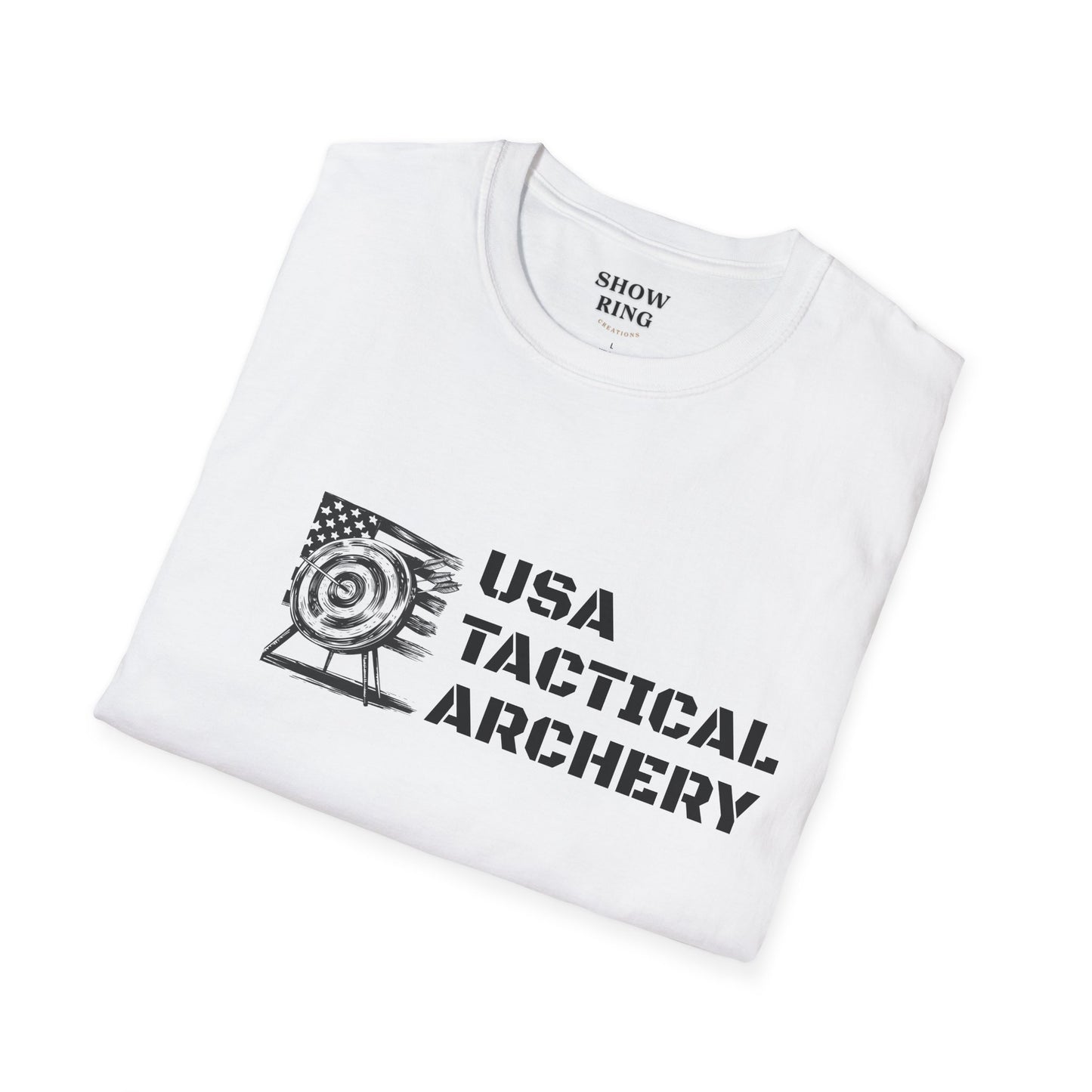 USA Tactical Archery Shirt - Unisex Softstyle T-Shirt for Men, Women, and Children