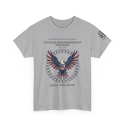Civilian Marksmanship Program Eagle Tee — Rifle Specialist - Patriotic T-Shirt