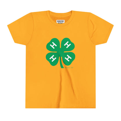 Youth Short Sleeve Tee With 4-H Logo